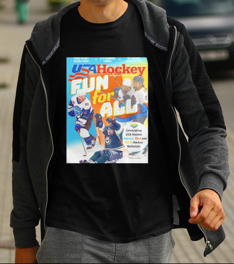 USA Hockey Fun For All Celebrating Warrior Sled And Adult Hockey Nationals T-Shirt