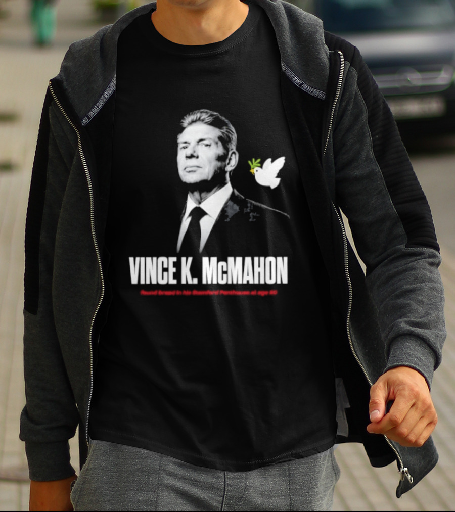 Vince K. McMahon Dove And Clover T-Shirt