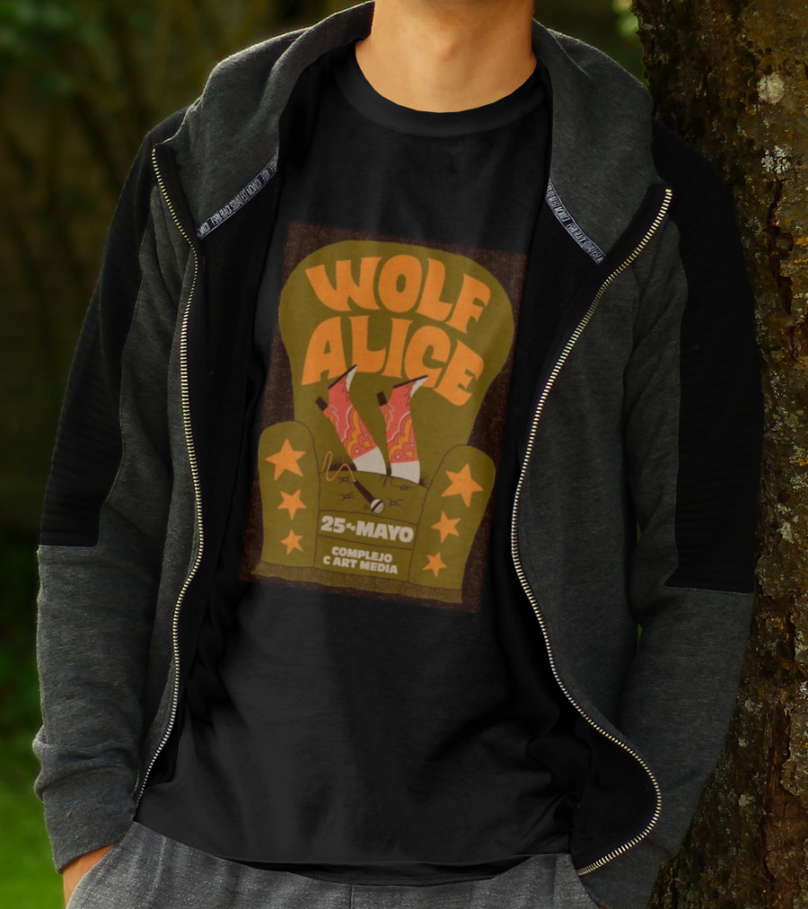 Wolf Alice Complejo C Art Media 25 De Mayo 2026 T-Shirt