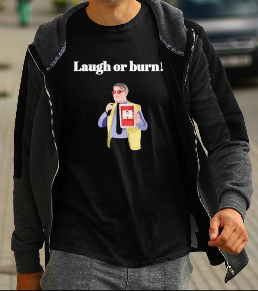 Hannibal Lecter Laugh Or Burn Will Graham The Running Man T-Shirt
