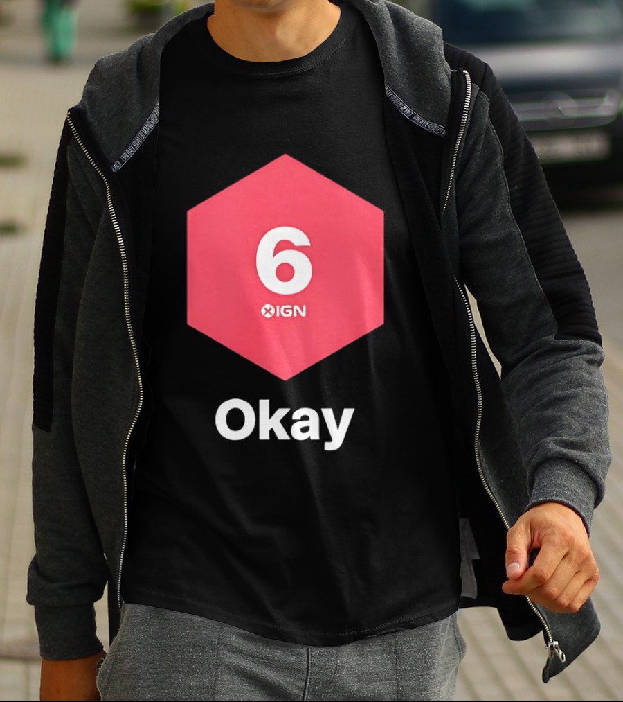 IGN Gaming Review Meme Culture 6 Okay Rating T-Shirt