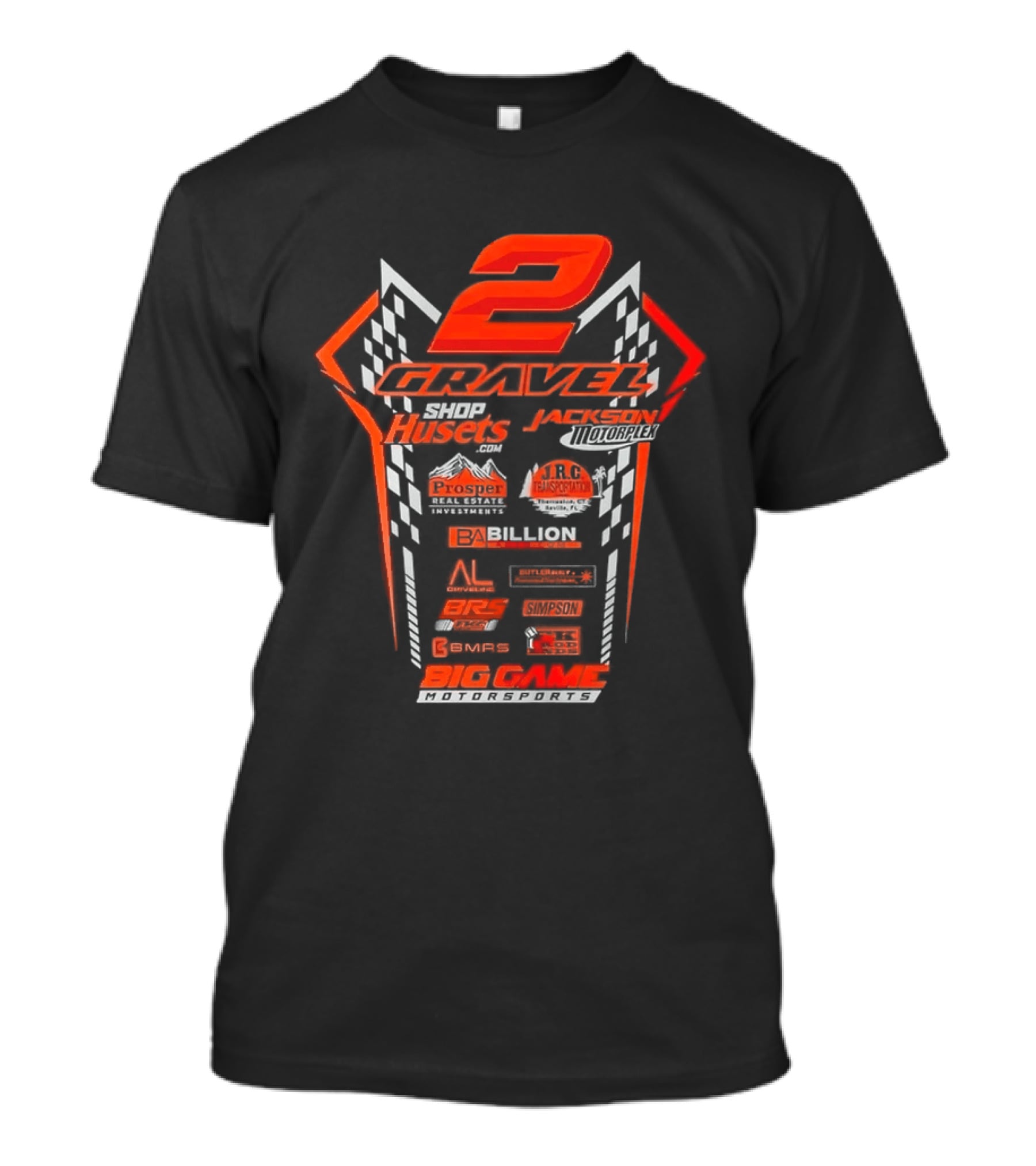 2 Gravel BBR Huset's JRC Billion Big Game Motorsports T-Shirt