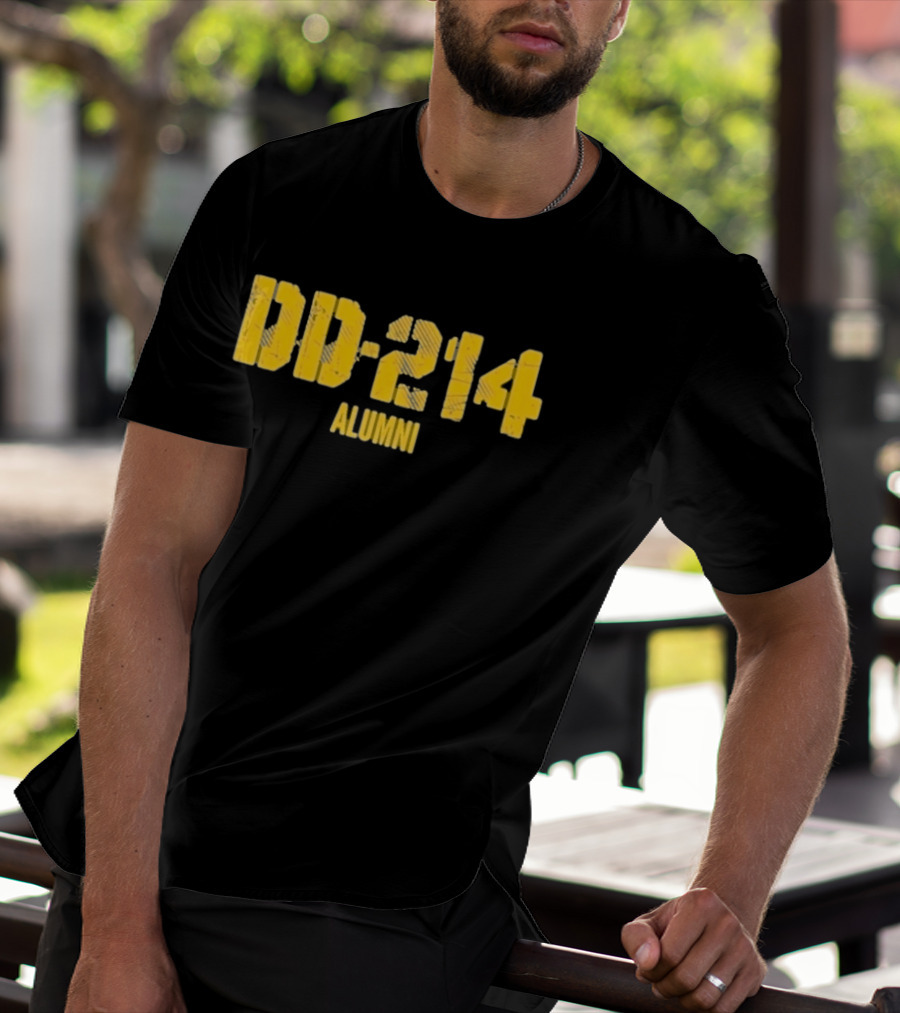 DD 214 Alumni US Military Veterans T-Shirt