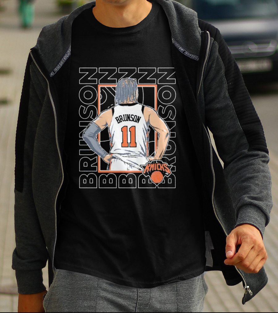 BRUNSON 11 New York Knicks Jalen Brunson ZZZZ T-Shirt
