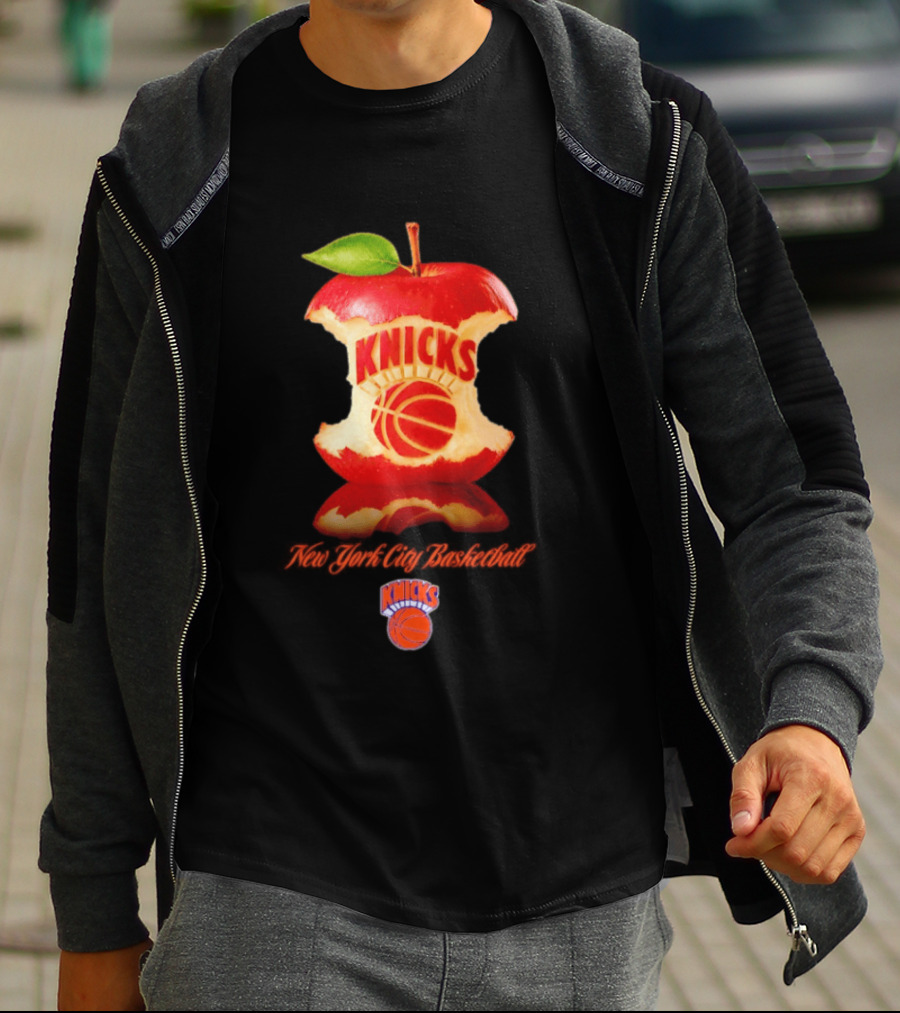 New York Knicks Big Apple Basketball NYC T-Shirt
