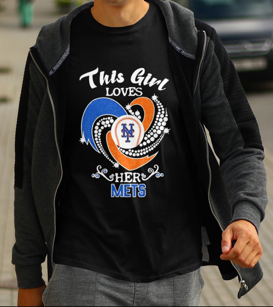 This Girl Loves Her New York Mets T-Shirt