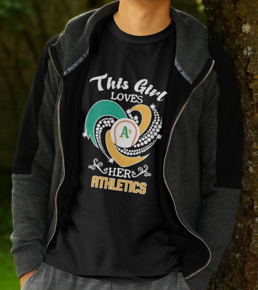 This Girl Loves Her Oakland Athletics MLB T-Shirt