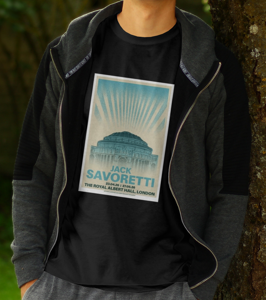 Jack Savoretti The Royal Albert Hall London Tour 23.04.26 27.05.26 T-Shirt