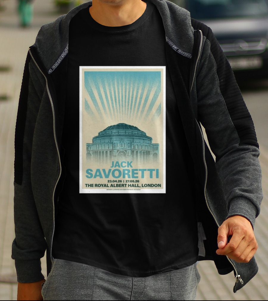 Jack Savoretti The Royal Albert Hall London Tour 23.04.26 27.05.26 T-Shirt