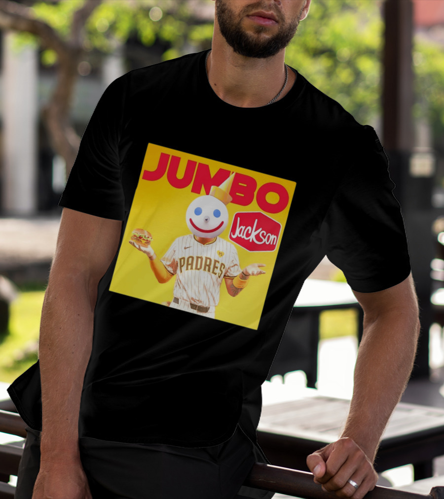 San Diego Padres MLB Jumbo Jack Jackson Collaboration T-Shirt