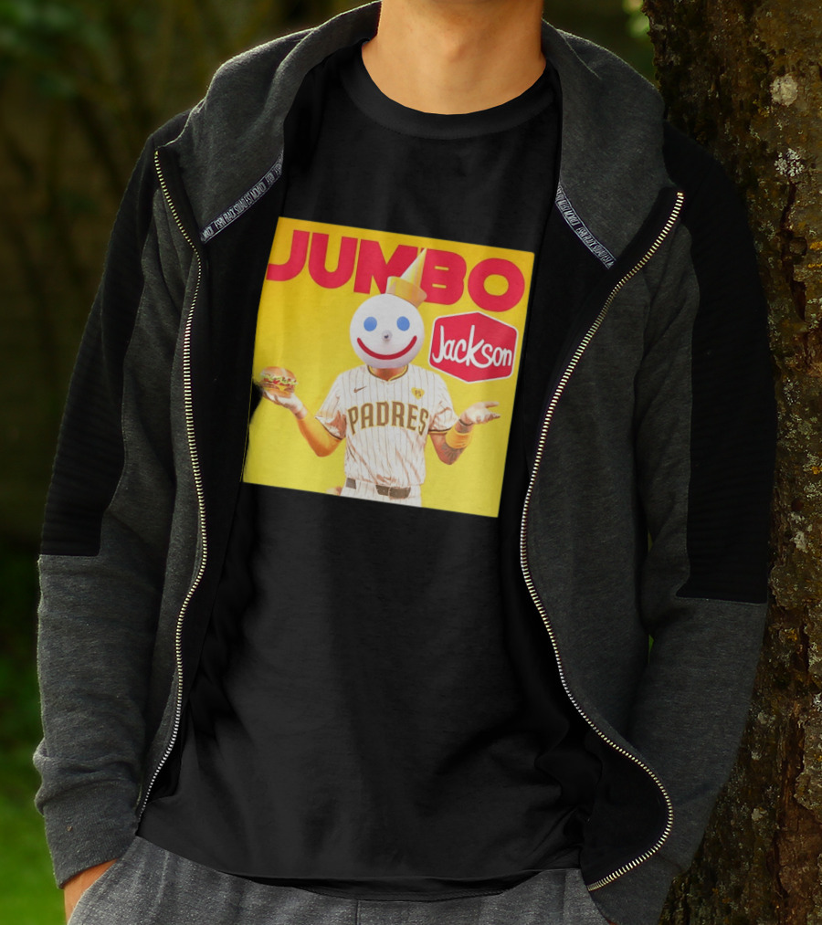 San Diego Padres MLB Jumbo Jack Jackson Collaboration T-Shirt
