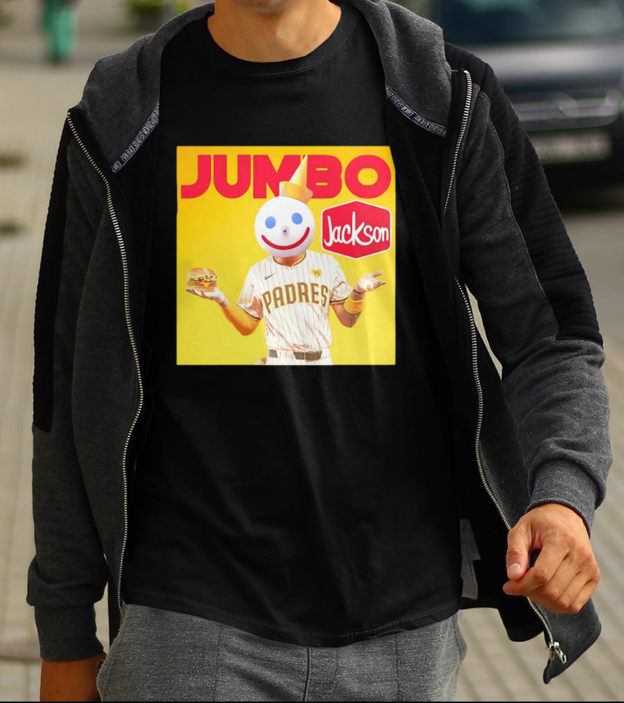 San Diego Padres MLB Jumbo Jack Jackson Collaboration T-Shirt