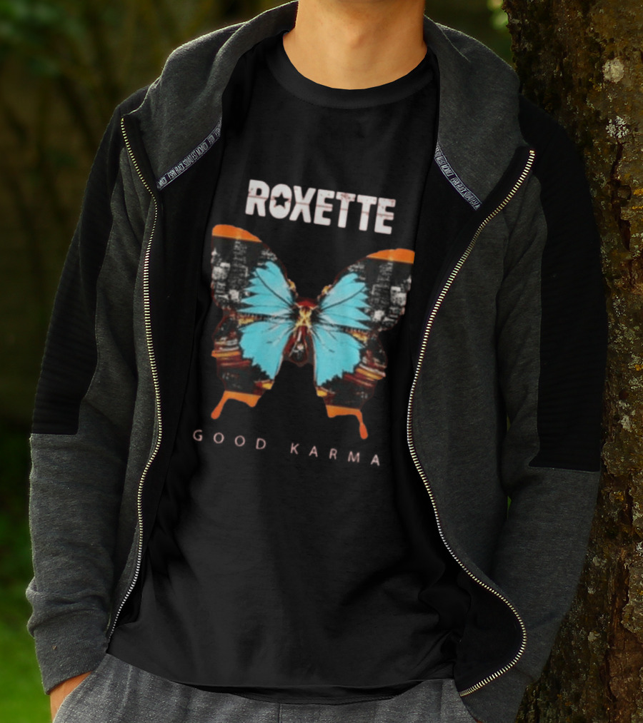 Original Roxette 40th Anniversary Tour Butterfly T-Shirt