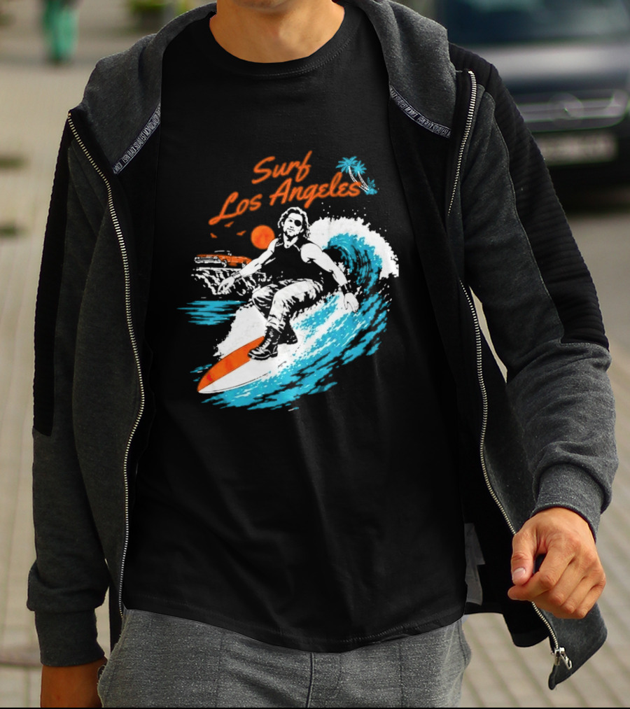 Surf Los Angeles Snake Plissken Escape From New York T-Shirt