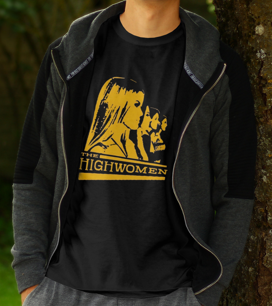 The Highwomen 2026 Group Profile Logo In Bold Yellow T-Shirt