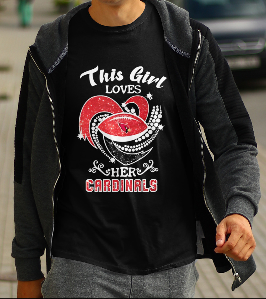 This Girl Loves Her Arizona Cardinals T-Shirt