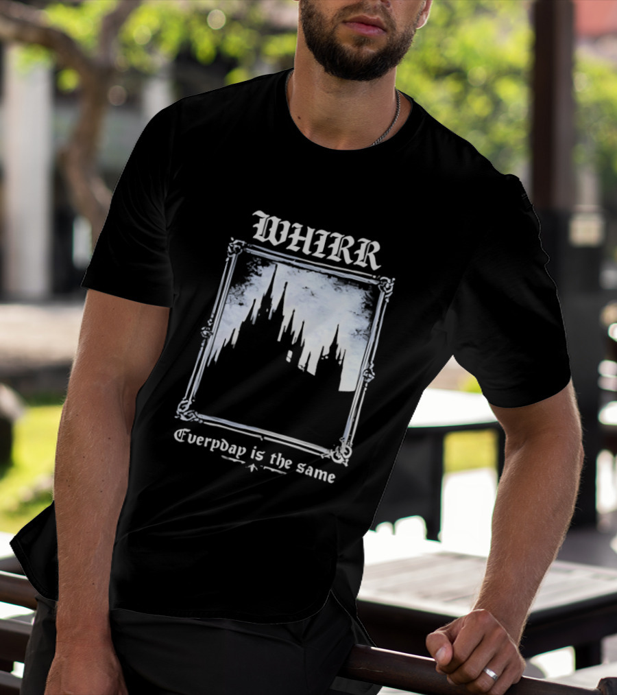 WHIRR Everyday Is The Same Gothic Castle Scene T-Shirt