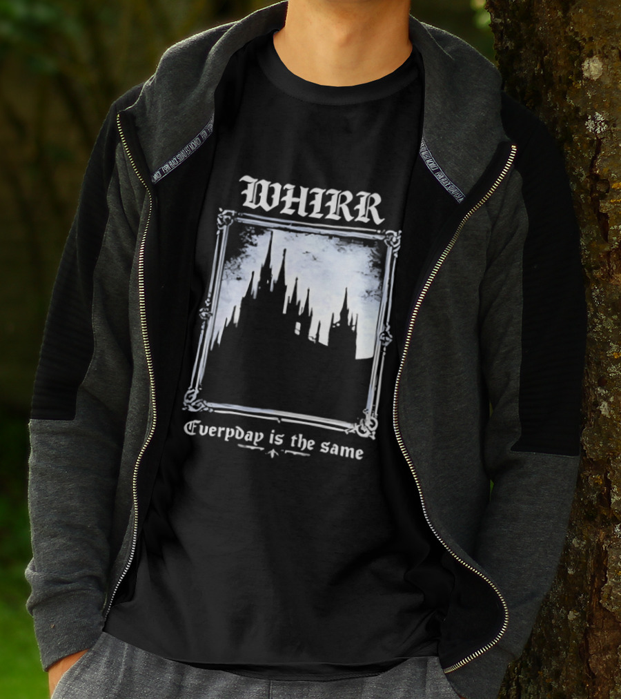 WHIRR Everyday Is The Same Gothic Castle Scene T-Shirt