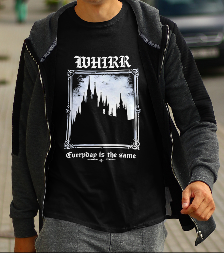 WHIRR Everyday Is The Same Gothic Castle Scene T-Shirt