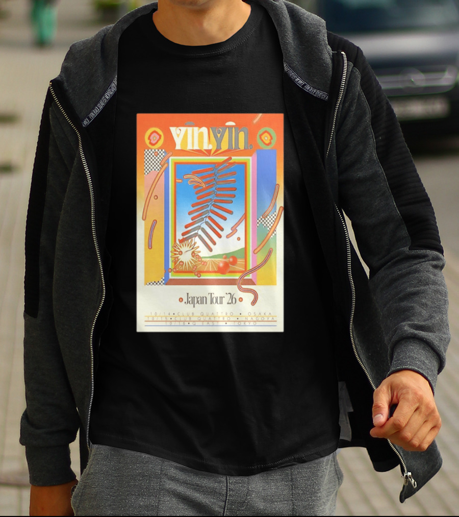 Yin Yin Japan Tour 26 Club Quattro Osaka Nagoya Q East Tokyo T-Shirt