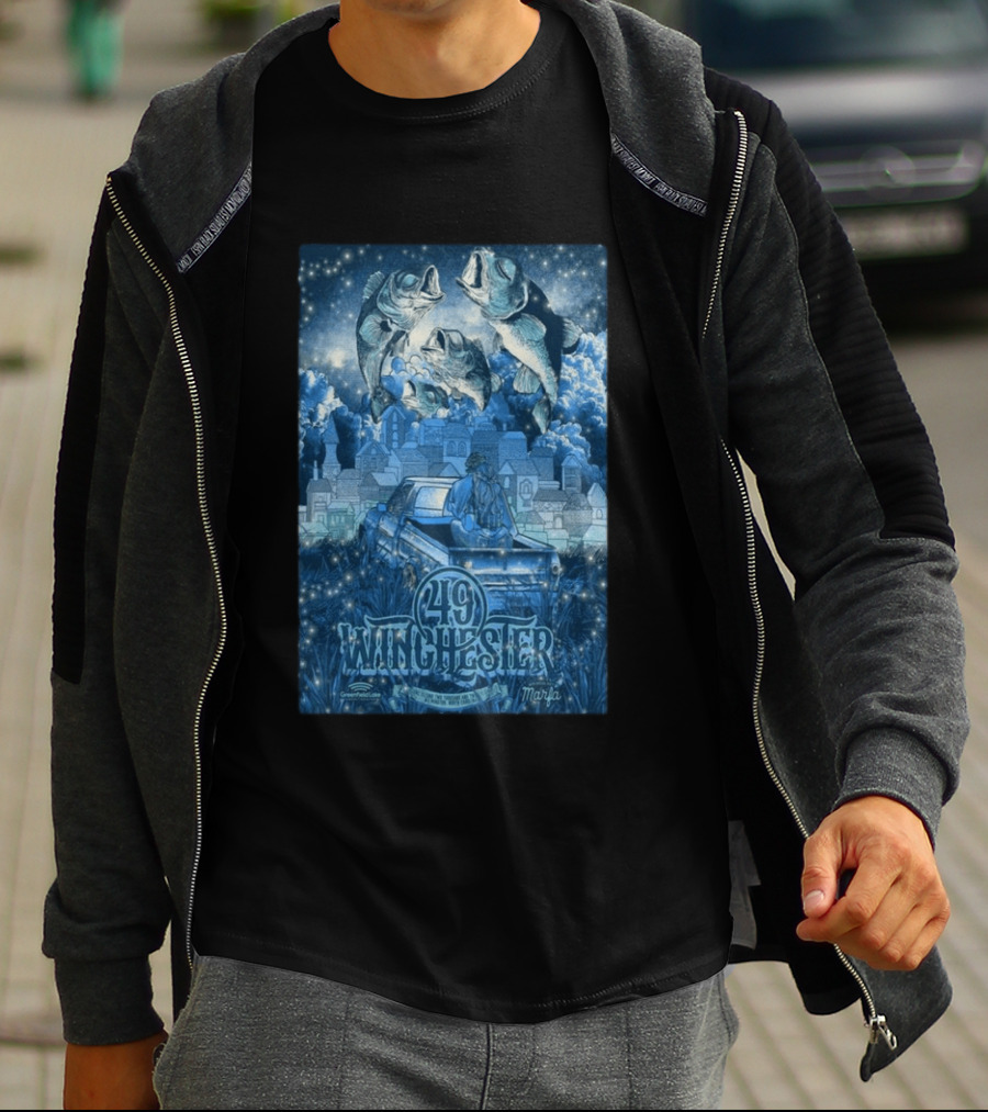 49 Winchester Concert June 02 2026 Wilmington NC Marfa T-Shirt