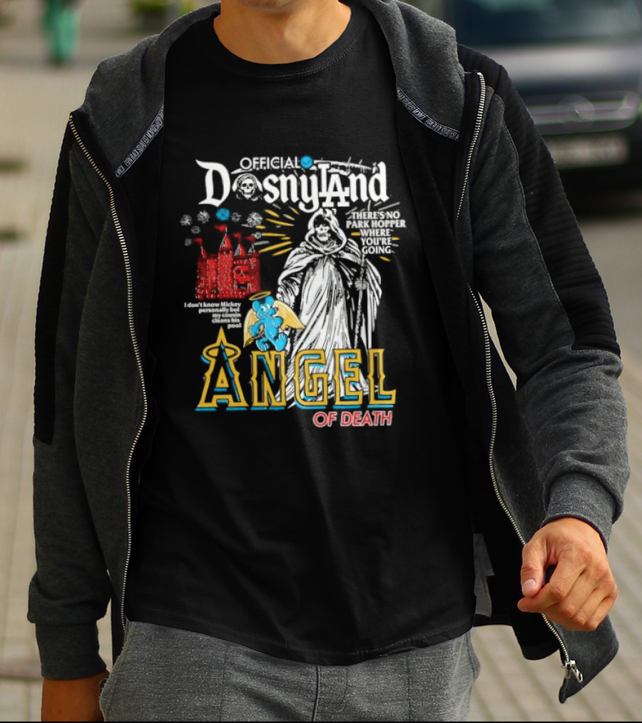 Angel Of Death Dosnyland Los Angeles No Park Hopper Going T-Shirt