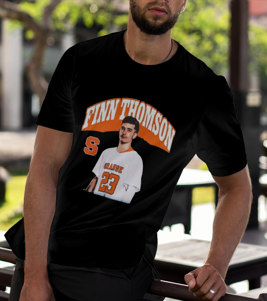 Syracuse Orange Lacrosse Finn Thomson Number 23 T-Shirt