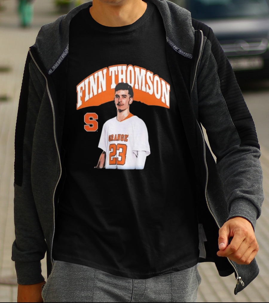 Syracuse Orange Lacrosse Finn Thomson Number 23 T-Shirt