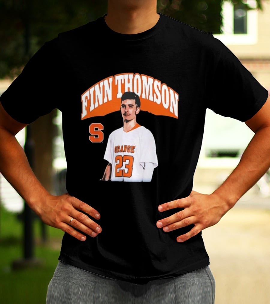 Syracuse Orange Lacrosse Finn Thomson Number 23 T-Shirt