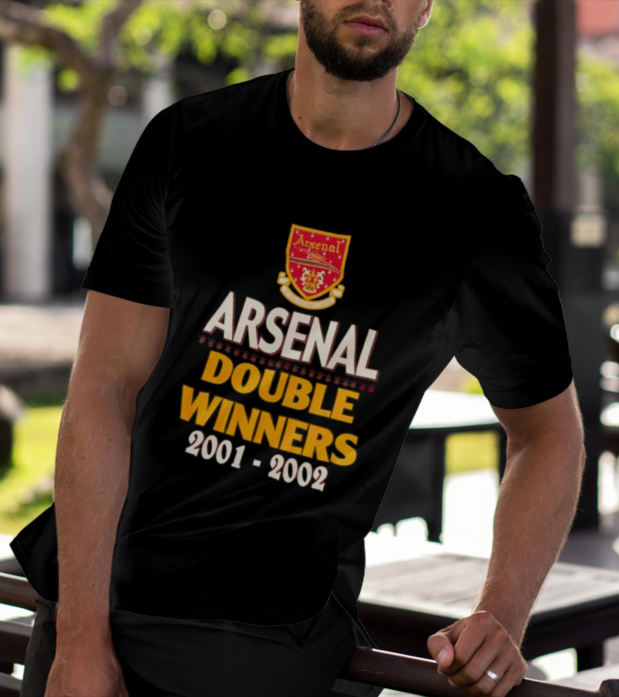 Arsenal Double Winners 2001 2002 T-Shirt