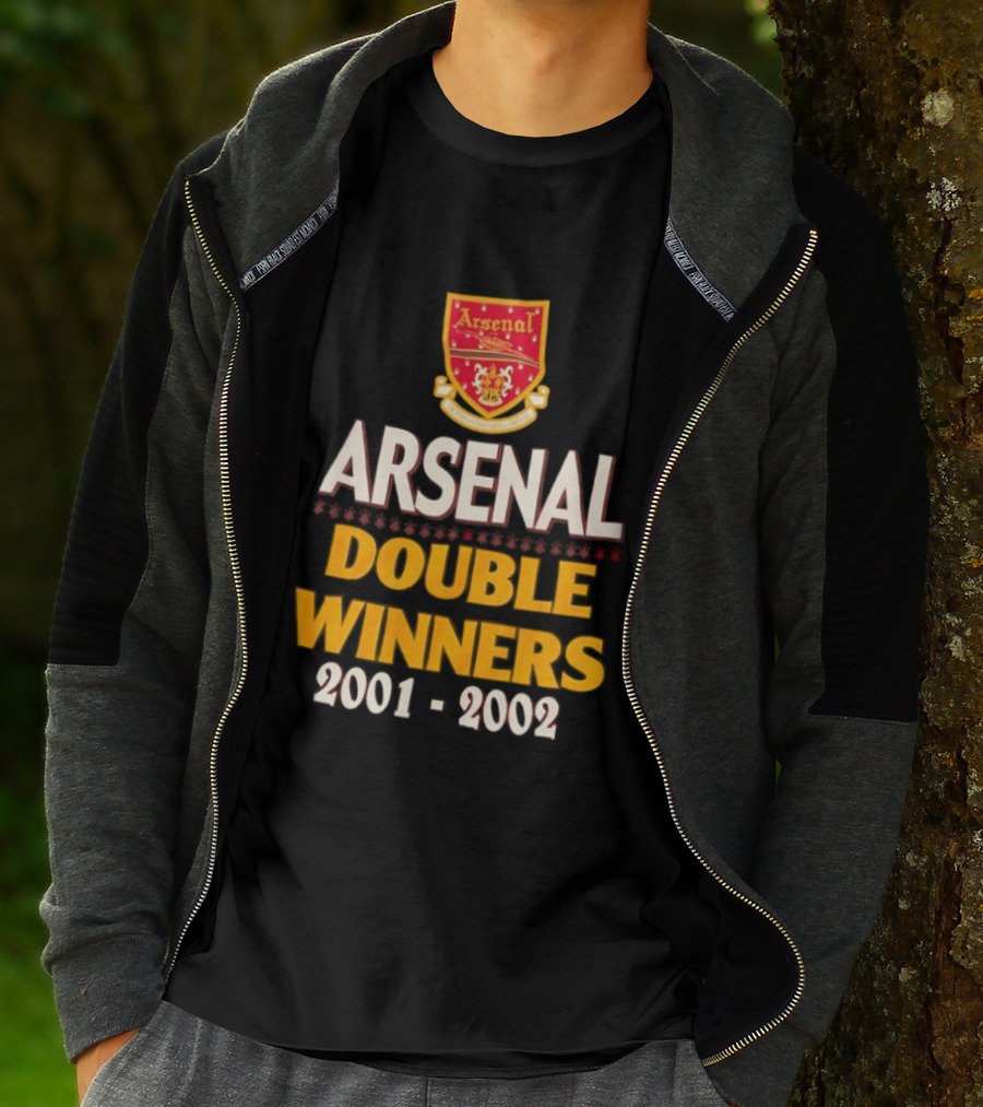 Arsenal Double Winners 2001 2002 T-Shirt
