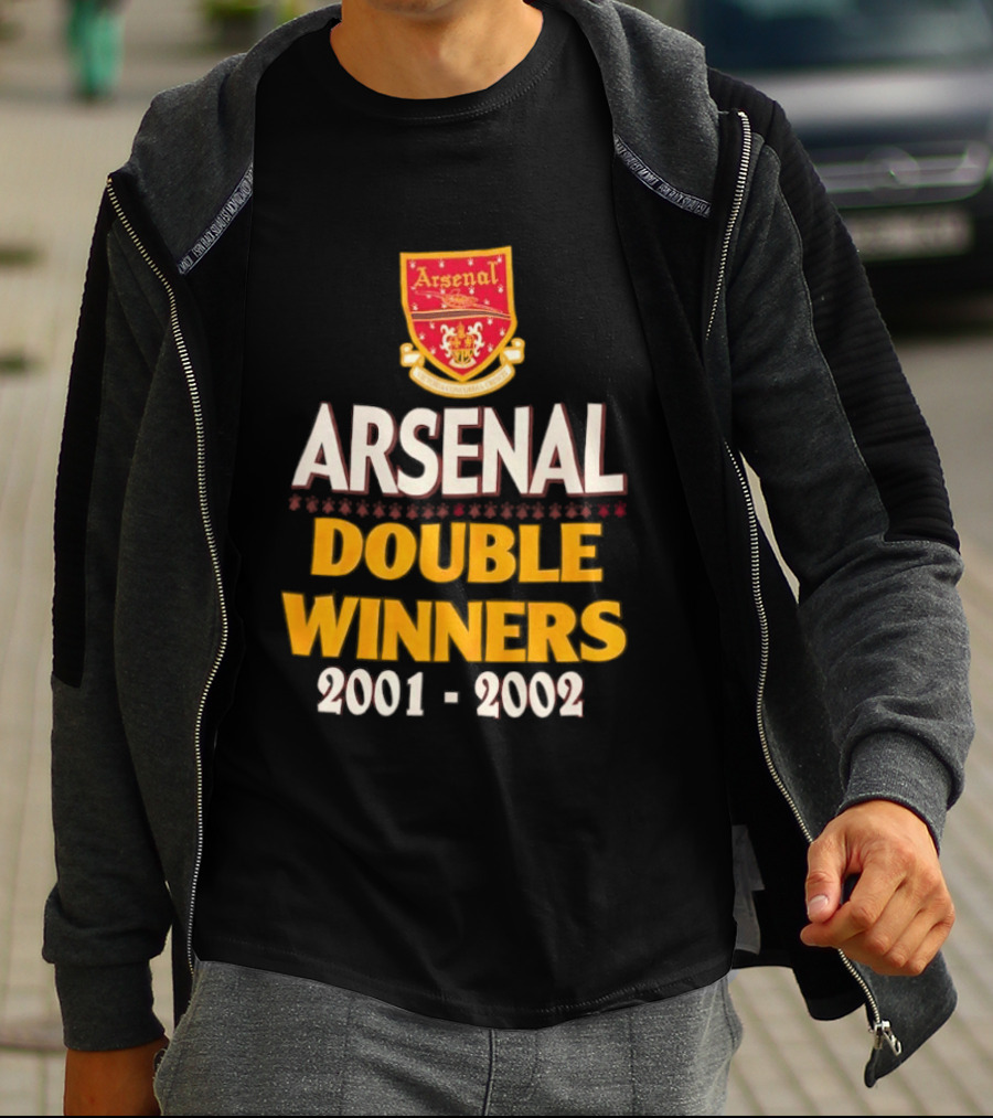 Arsenal Double Winners 2001 2002 T-Shirt
