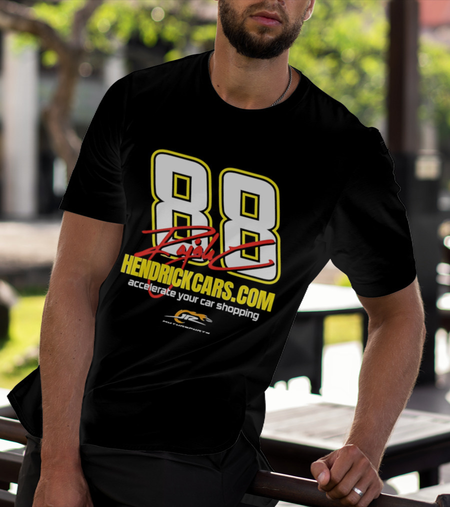 Dale Jr 88 Signature HendrickCarsCom JRM Motorsports NASCAR Accelerate Your Car Shopping T-Shirt