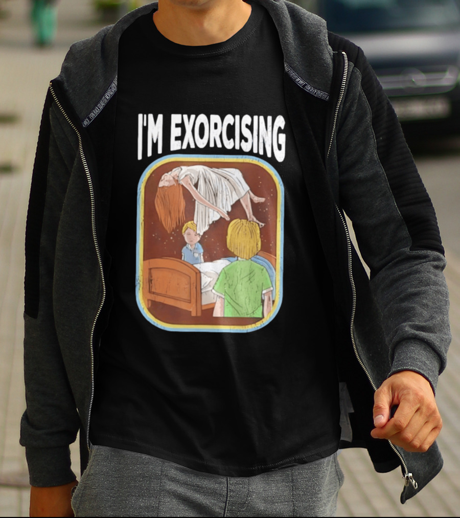 I'm Exorcising NJ Horror Paranormal Child Scene T-Shirt