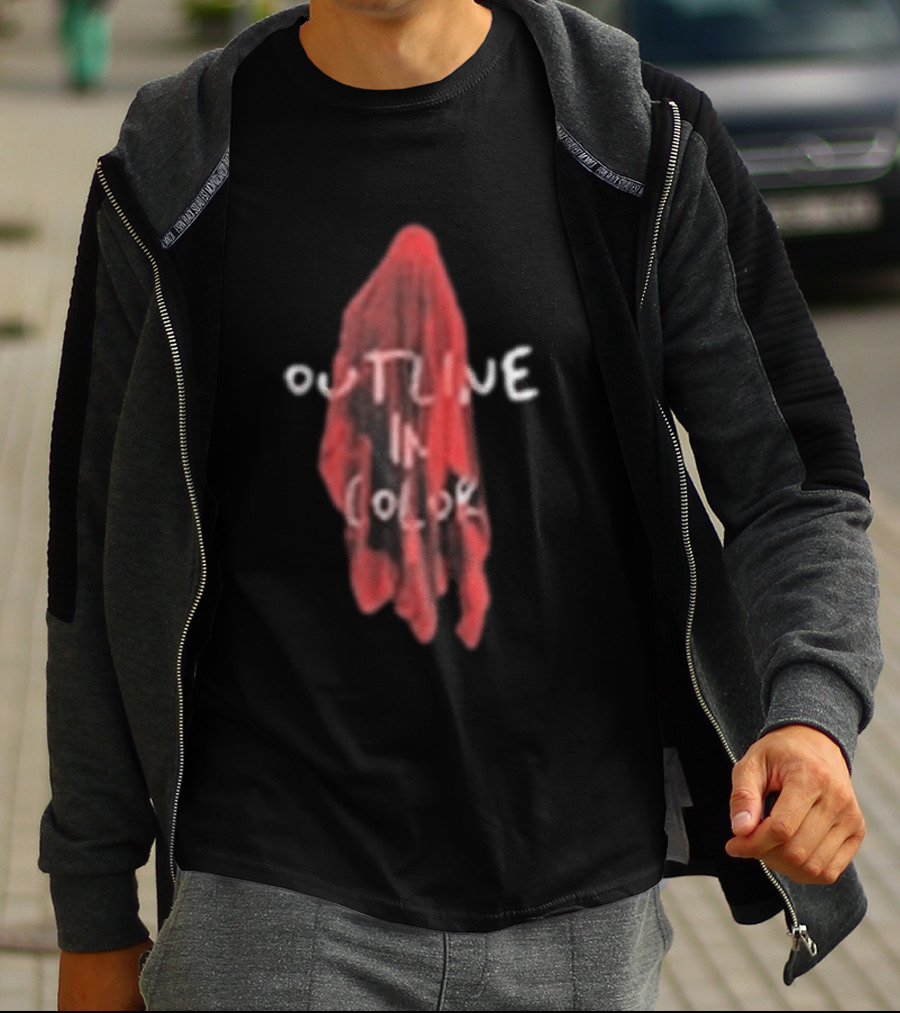 Outline In Color Coast Is Clear Ghost T-Shirt