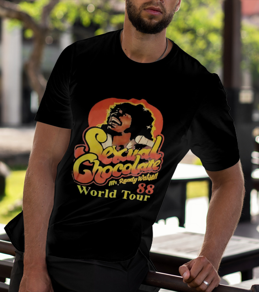 Sexual Chocolate Mr Randy Watson 88 World Tour Eddie Murphy Coming To America T-Shirt