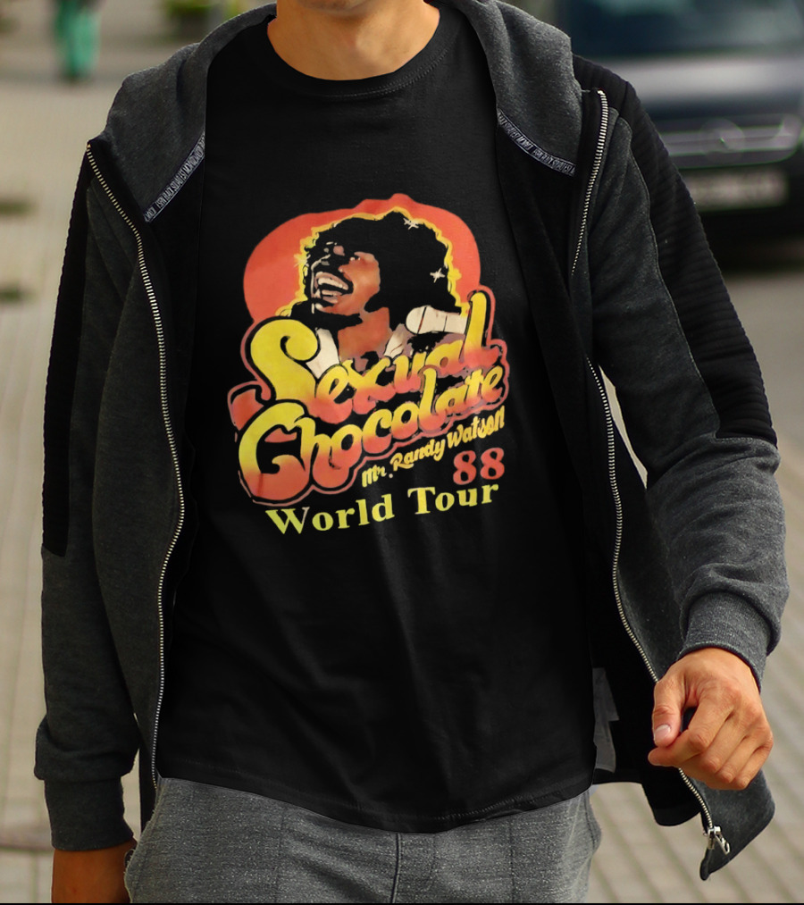 Sexual Chocolate Mr Randy Watson 88 World Tour Eddie Murphy Coming To America T-Shirt
