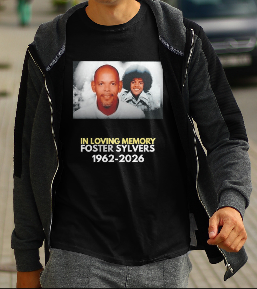 In Loving Memory Foster Sylvers 1962 2026 Memorial Photo T-Shirt