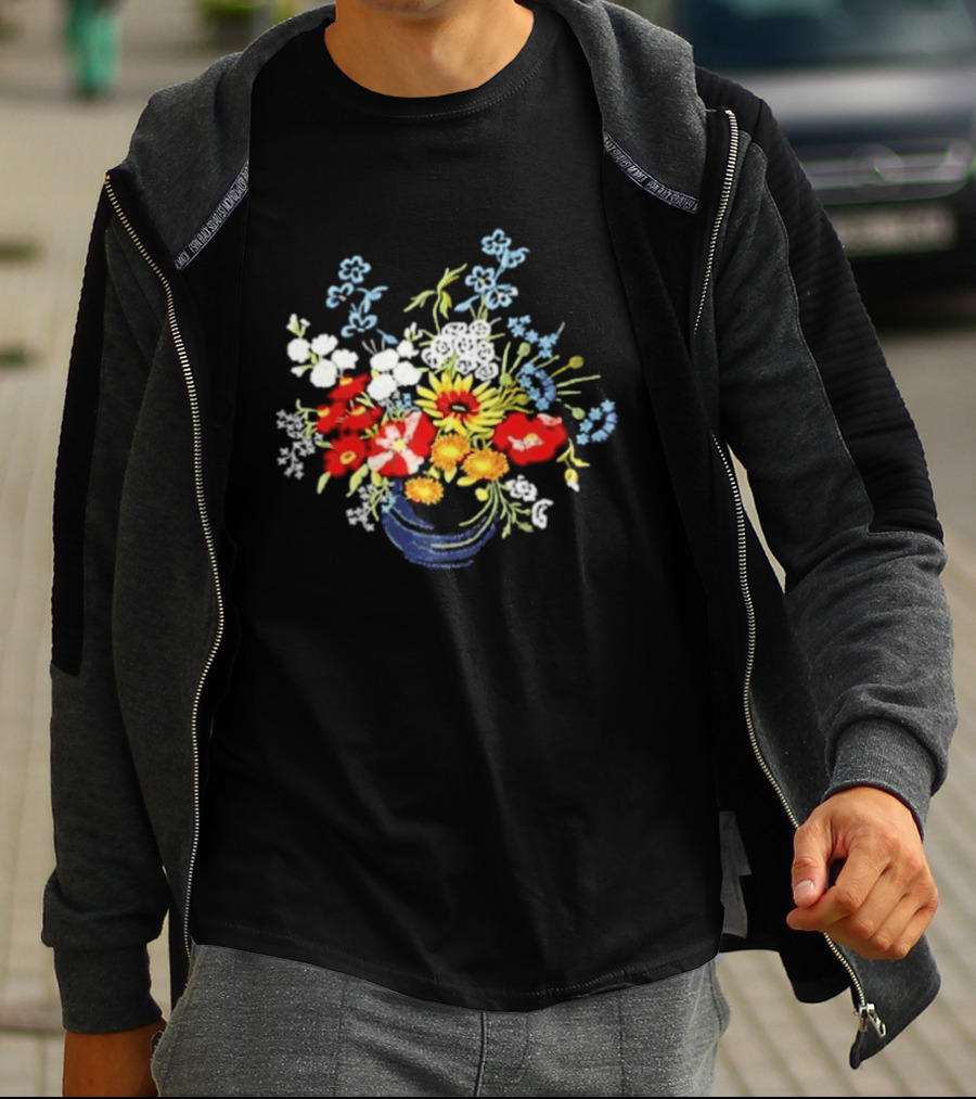 Paige Bueckers Embroidered Floral OKC T-Shirt