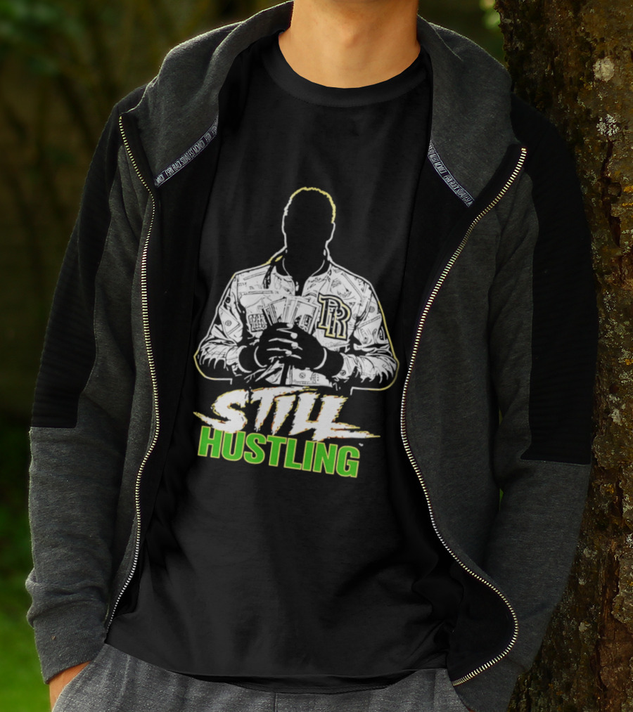 Still Hustling Wrestling LR Jacket T-Shirt