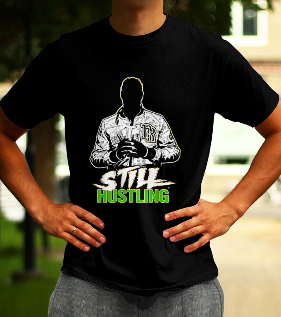 Still Hustling Wrestling LR Jacket T-Shirt
