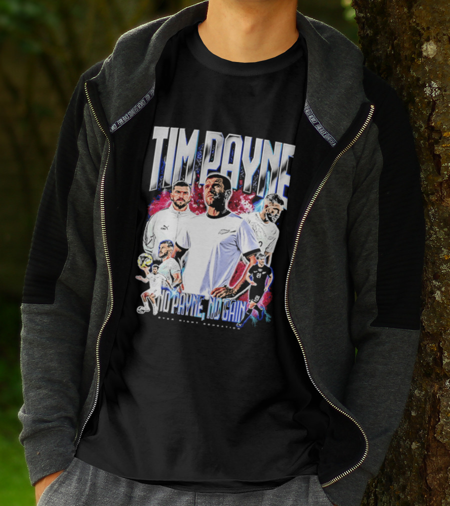 Tim Payne No Payne No Gain Soccer Sports Powerhouse T-Shirt