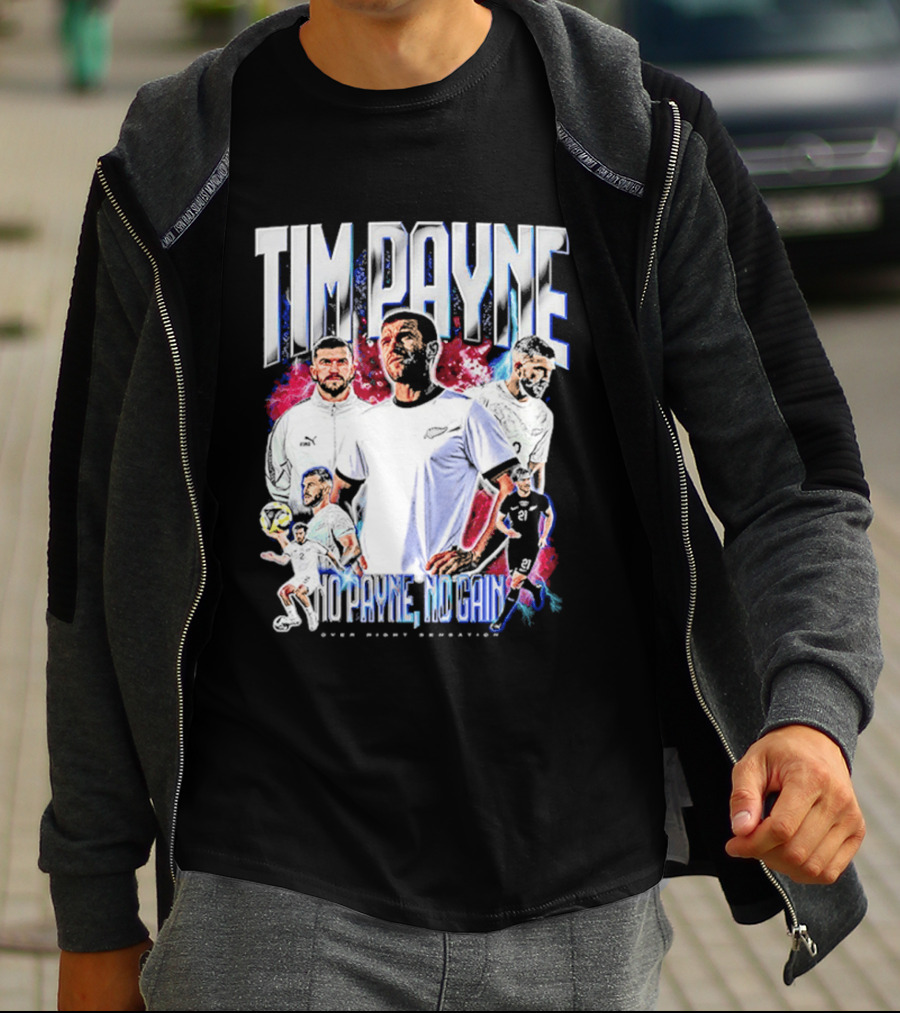 Tim Payne No Payne No Gain Soccer Sports Powerhouse T-Shirt