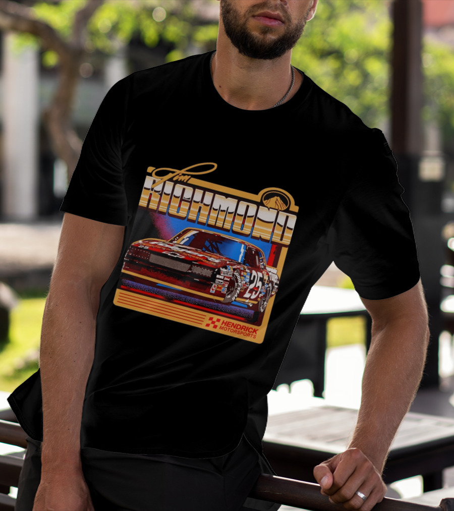 Tim Richmond 25 Chevrolet Hendrick Motorsports Racing NASCAR Folgers T-Shirt