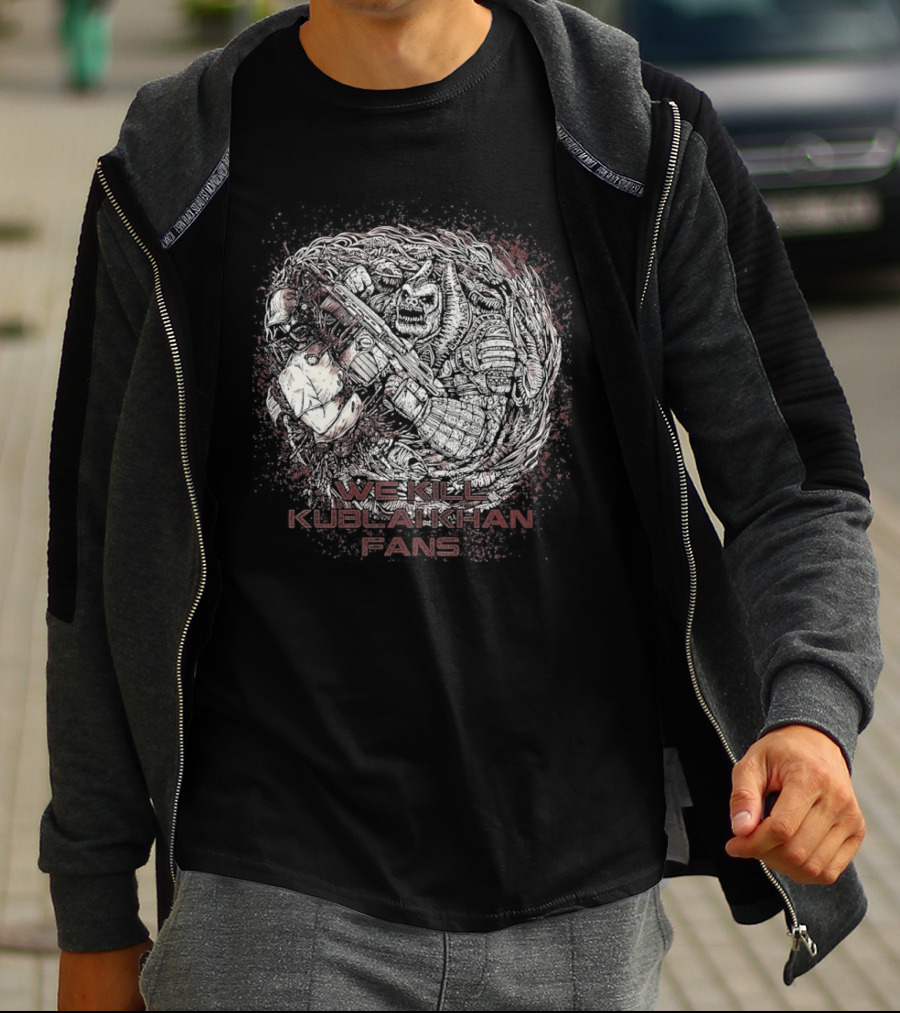We Kill Kublai Khan Fans Viscera Crown T-Shirt