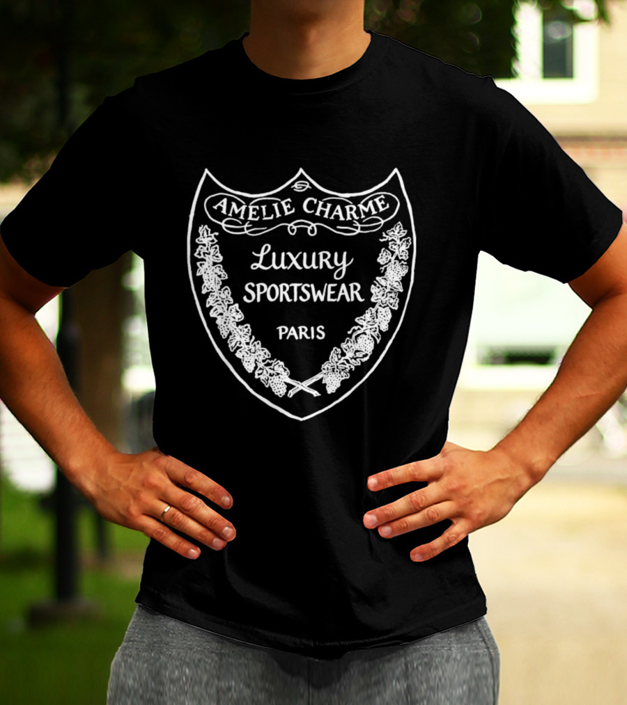Amelie Charme Luxury Sportswear Paris Elegance T-Shirt