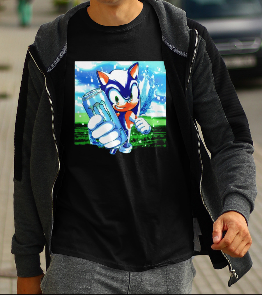 Mamono World Hedgehog Monster Energy T-Shirt