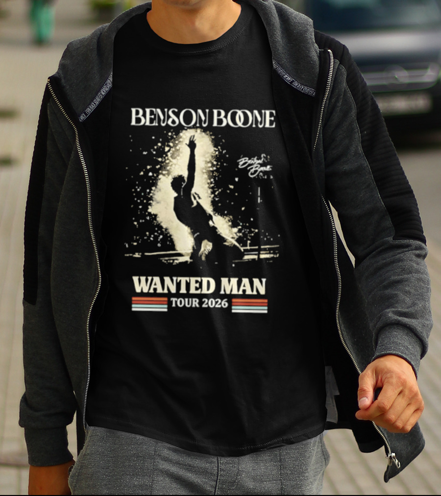 Benson Boone Wanted Man Tour 2026 T-Shirt