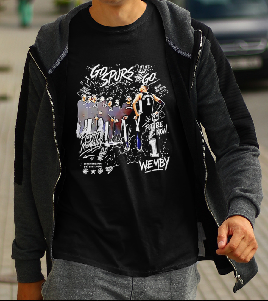 Spurs Built Different No Hype Just Work Future Is Now Wembanyama Wemby T-Shirt