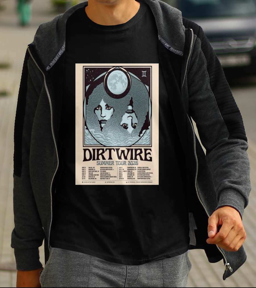 DIRTWIRE Summer Tour 2026 Concert Dates And Locations Music Festival T-Shirt